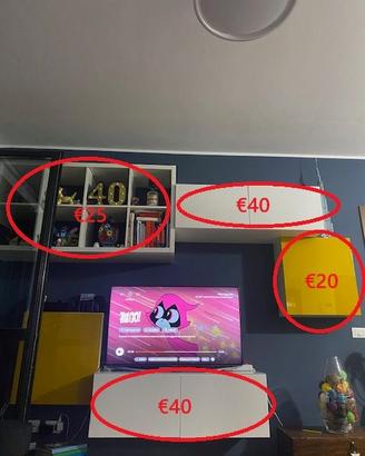Mobili IKEA Besta - Giallo Ocra e bianco