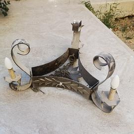 lampadario in ferro