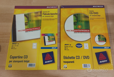 Copertine ed etichette CD/DVD