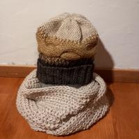 Cappello + sciarpa ad anello