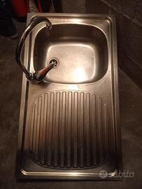 Lavello cucina Franke una vasca, rubinetto incluso