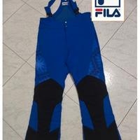 Pantaloni da Sci FILA Vintage '80 tg 52 XL nylon