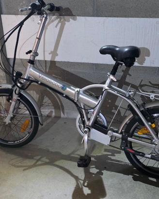 Bici elettrica pieghevole telaio in alluminio
