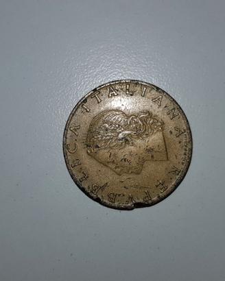 Moneta 20 Lire 1958