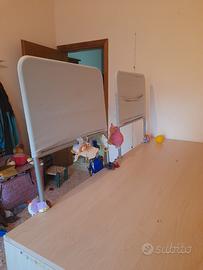Soppalco con letto a scomparsa 