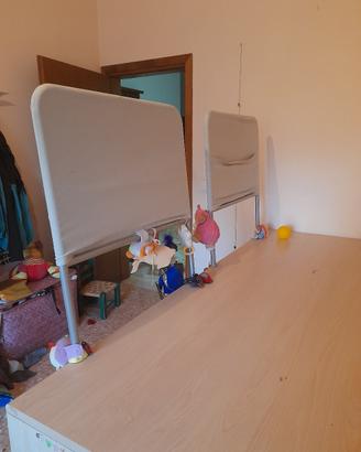 Soppalco con letto a scomparsa 