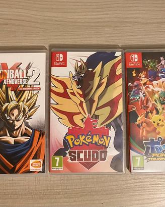 Lotto giochi pokemon e vari per nintendo switch