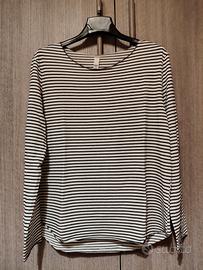 t-shirt donna manica lunga, taglia unica 