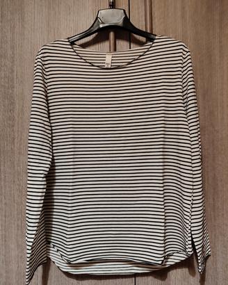 t-shirt donna manica lunga, taglia unica 