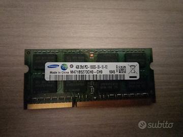 Memoria Ram per notebook DDR3