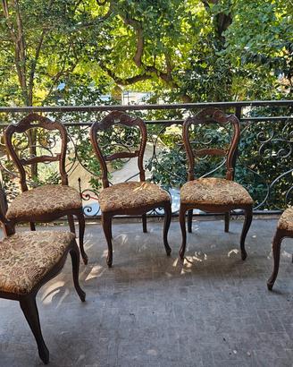Set Sedie antiche Luigi Filippo