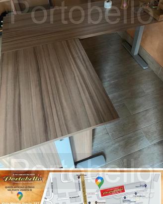 Codice: 266928 SCRIVANIA ANGOLARE COLORE ROVERE (