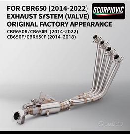 Scarico CB650F - CBR650F- CB650R - CBR650R