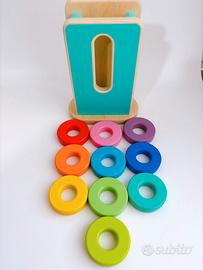 Torre annelli Babbler Stapel Steckspiel Lovevery