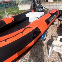 Gommone lomac 4,20 + motore +carrello