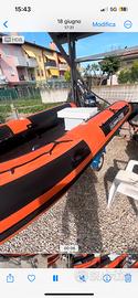 Gommone lomac 4,20 + motore +carrello