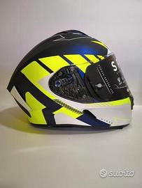 Casco AIROH SPARK Rise Blu/Giallo TG. da XS a XL