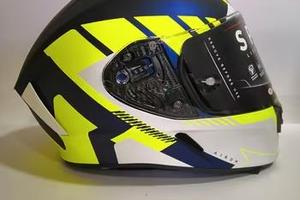Casco AIROH SPARK Rise Blu/Giallo TG. da XS a XL