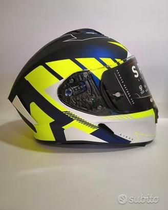 Casco AIROH SPARK Rise Blu/Giallo TG. da XS a XL