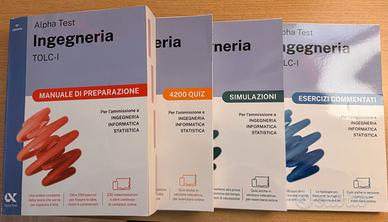 Kit Completo Alpha Test Ingegneria TOLC-I (4 Libri