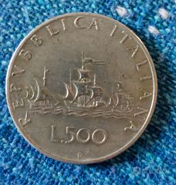 500 lire argento Caravelle - 7 Pezzi