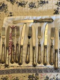 Lotto 12 posate argento 800 Solingen