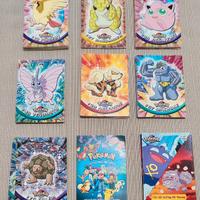 Lotto 61 carte Pokémon Topps Serie 1 (1999)