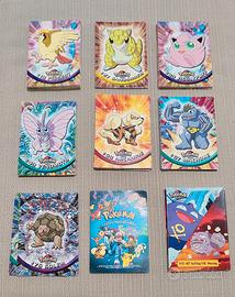 Lotto 61 carte Pokémon Topps Serie 1 (1999)