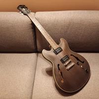 Ibanez AS53-TKF Transparent Black Flat - UPGRADE