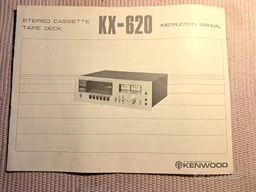 Manuale originale Kenwood KX-620 anni '70