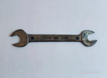 Chiave forchetta doppia USAG Durcrom 22-20 vintage