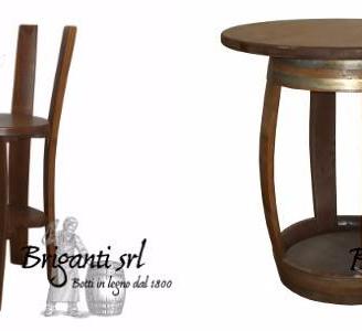 Tavolini botte bar comodi per stendere le gambe