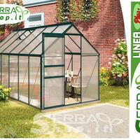 Serra a casetta policarbonato 190x253 serre gazebo