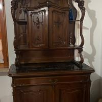 Credenza d’epoca con alzata - Barocco fine ‘800