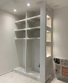 Cabina armadio in cartongesso