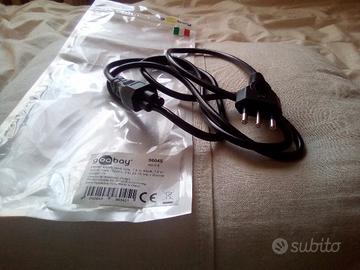 Cavo alimentazione con presa tripolare da riparare