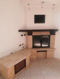 Termocamino con marmo