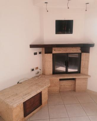 Termocamino con marmo