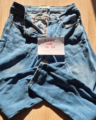 Jeans ZARA colore blu uomo
