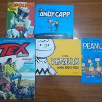 Tex, Topolino, Peanuts, Andy Capp