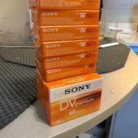 10 MiniDV SONY Premium 60 min LP90 NUOVE SIGILLATE