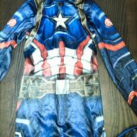 Vestito carnevale Capitan America 8 anni