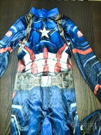 Vestito carnevale Capitan America 8 anni
