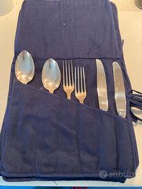 Custodia panno astuccio antiossidante per posate