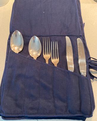 Custodia panno astuccio antiossidante per posate