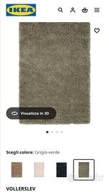 tappeto ikea grigio pelo lungo 