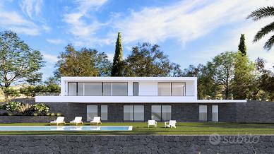 Terreno per una villa con progetto approvato