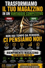 Magazzino in Ordine Senza Fermare l'operatività