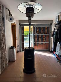 STUFA DA ESTERNO FUNGO A GAS MAURER CON RUOTE