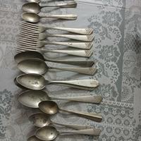 Servizio di posate antico argento tedesco
